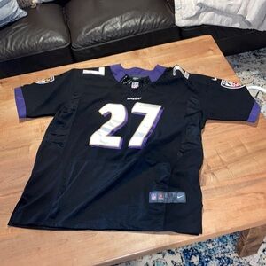 Euc worn once Baltimore ravens Rice Jersey Nike